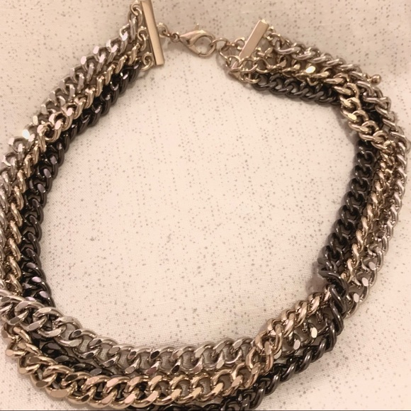 🍒2/20$ Triple Chain Tricolour Necklace - Picture 5 of 6